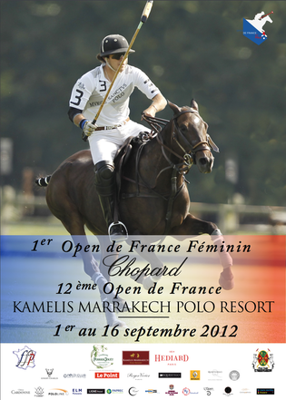 Affiche 2e open de France Féminin de Polo Chopard - Polo Club de Chantilly 2012